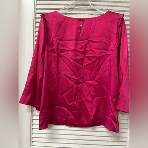 NWT RSVP by  TALBOTS✨Women’s Fuchsia Long Sleeve Blouse✨16P